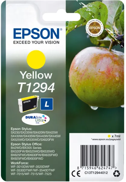Epson T1294 C13T12944012 イエローインクカートリッジ、545ページ