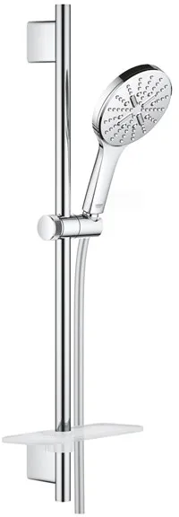 Grohe Rainshower SmartActive 130 シャワーセット、3種類のスプレーパターン、クロム