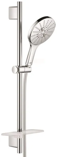 Grohe Rainshower SmartActive 150 シャワーセット、3種類のスプレーパターン、クロム